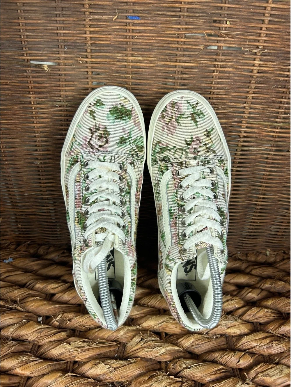 Vans floral low top sneakers
